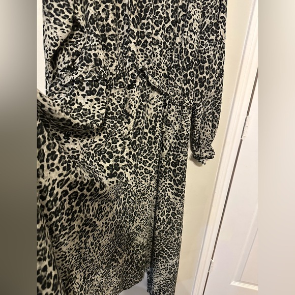 Banana Republic Leopard Print Midi Dress – Size 20 - Picture 9 of 10